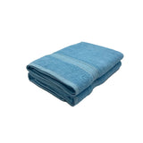 BYFT Daffodil Cotton Towel Light Blue Luxury - Soft, Absorbent, Quick-Dry, 500 GSM Bath Towel Set