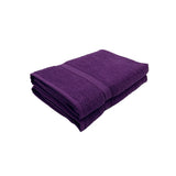 BYFT Daffodil Cotton Towel Purple Luxury - Soft, Absorbent, Quick-Dry, 500 GSM Bath Towel Set