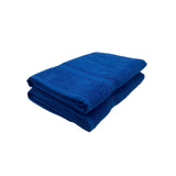 BYFT Daffodil Cotton Towel Royal Blue Luxury - Soft, Absorbent, Quick-Dry, 500 GSM Bath Towel Set