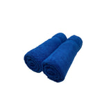 BYFT Daffodil Cotton Towel Royal Blue Luxury - Soft, Absorbent, Quick-Dry, 500 GSM Bath Towel Set