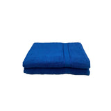 BYFT Daffodil Cotton Towel Royal Blue Luxury - Soft, Absorbent, Quick-Dry, 500 GSM Bath Towel Set