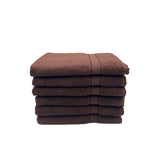 BYFT Daffodil Cotton Towel Brown Luxury - Soft, Absorbent, Quick-Dry, 500 GSM Bath Towel Set