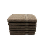 BYFT Daffodil Cotton Towel Dark Beige Luxury - Soft, Absorbent, Quick-Dry, 500 GSM Bath Towel Set