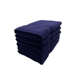 BYFT Daffodil Cotton Towel Navy Blue Luxury - Soft, Absorbent, Quick-Dry, 500 GSM Bath Towel Set