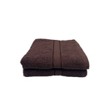 BYFT Daffodil Cotton Towel Brown Luxury - Soft, Absorbent, Quick-Dry, 500 GSM Bath Towel Set