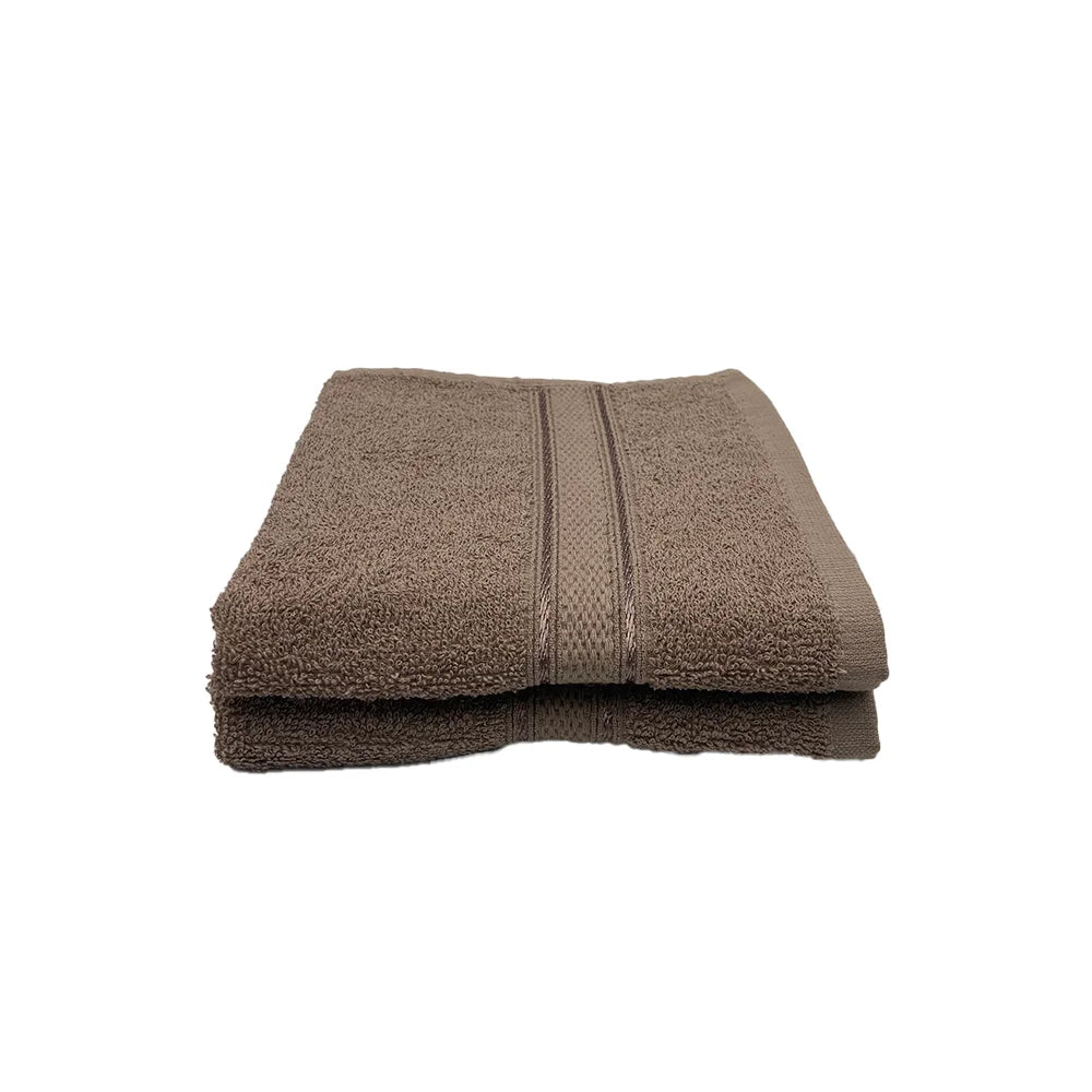 BYFT Daffodil Cotton Towel Dark Beige Luxury - Soft, Absorbent, Quick-Dry, 500 GSM Bath Towel Set