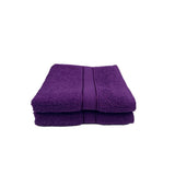 BYFT Daffodil Cotton Towel Purple Luxury - Soft, Absorbent, Quick-Dry, 500 GSM Bath Towel Set