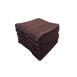 BYFT Daffodil Cotton Towel Brown Luxury - Soft, Absorbent, Quick-Dry, 500 GSM Bath Towel Set