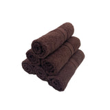 BYFT Daffodil Cotton Towel Brown Luxury - Soft, Absorbent, Quick-Dry, 500 GSM Bath Towel Set