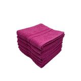 BYFT Daffodil Cotton Towel Fuchsia Pink Luxury - Soft, Absorbent, Quick-Dry, 500 GSM Bath Towel Set