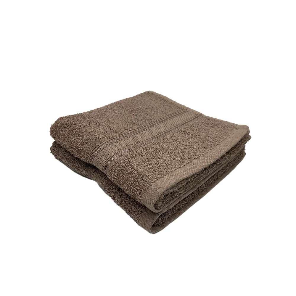 BYFT Daffodil Cotton Towel Dark Beige Luxury - Soft, Absorbent, Quick-Dry, 500 GSM Bath Towel Set