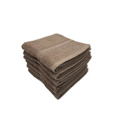 BYFT Daffodil Cotton Towel Dark Beige Luxury - Soft, Absorbent, Quick-Dry, 500 GSM Bath Towel Set