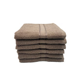 BYFT Daffodil Cotton Towel Dark Beige Luxury - Soft, Absorbent, Quick-Dry, 500 GSM Bath Towel Set