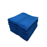BYFT Daffodil Cotton Towel Royal Blue Luxury - Soft, Absorbent, Quick-Dry, 500 GSM Bath Towel Set
