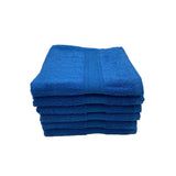 BYFT Daffodil Cotton Towel Royal Blue Luxury - Soft, Absorbent, Quick-Dry, 500 GSM Bath Towel Set