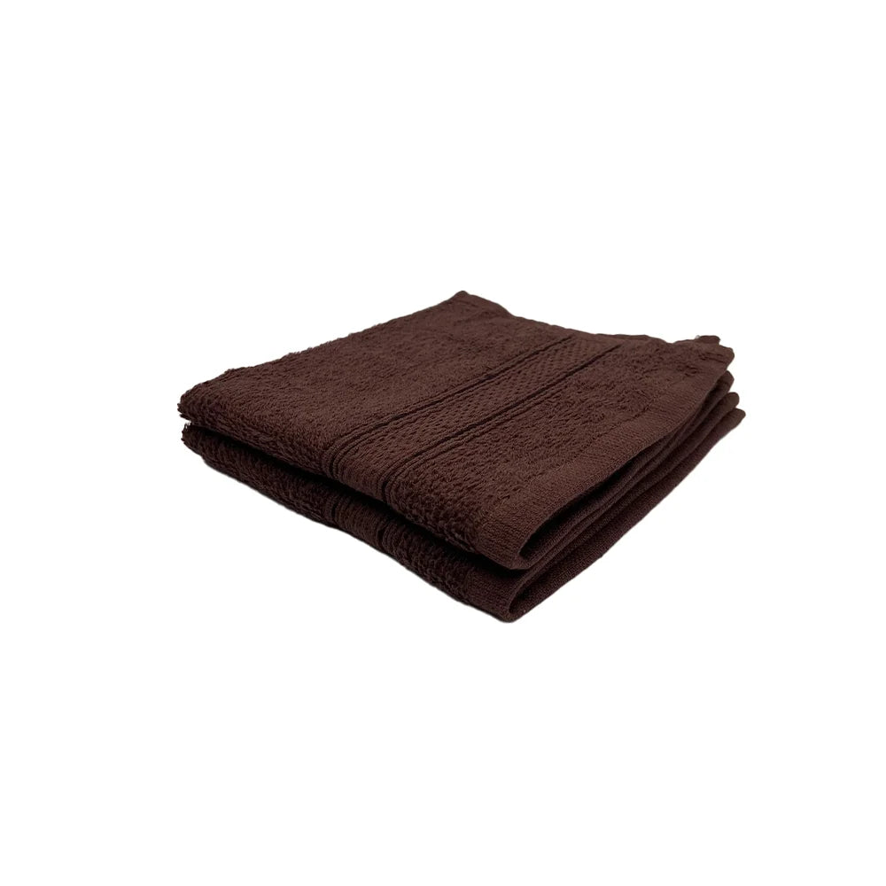 BYFT Daffodil Cotton Towel Brown Luxury - Soft, Absorbent, Quick-Dry, 500 GSM Bath Towel Set