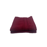 BYFT Daffodil Cotton Towel Burgundy Luxury - Soft, Absorbent, Quick-Dry, 500 GSM Bath Towel Set
