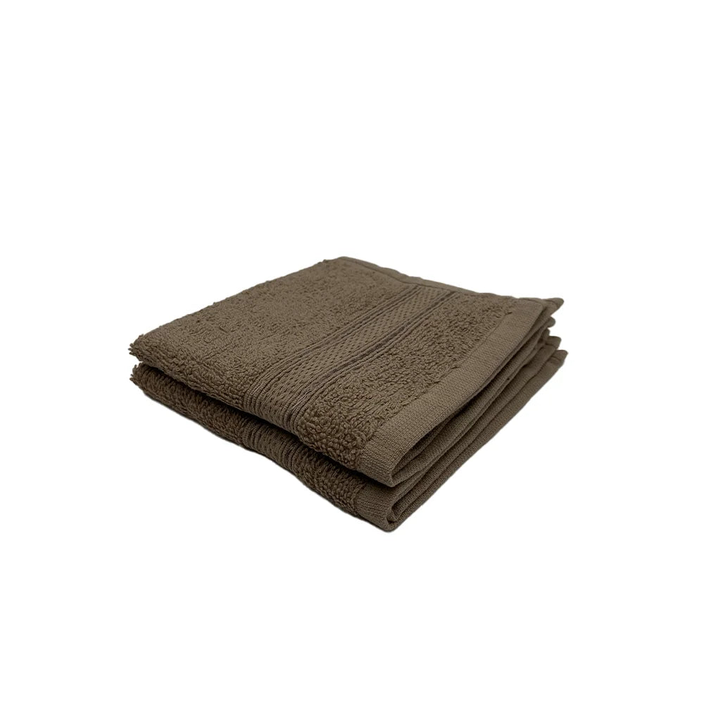 BYFT Daffodil Cotton Towel Dark Beige Luxury - Soft, Absorbent, Quick-Dry, 500 GSM Bath Towel Set