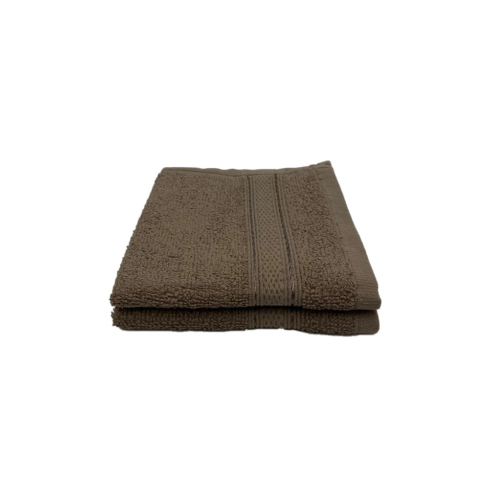 BYFT Daffodil Cotton Towel Dark Beige Luxury - Soft, Absorbent, Quick-Dry, 500 GSM Bath Towel Set