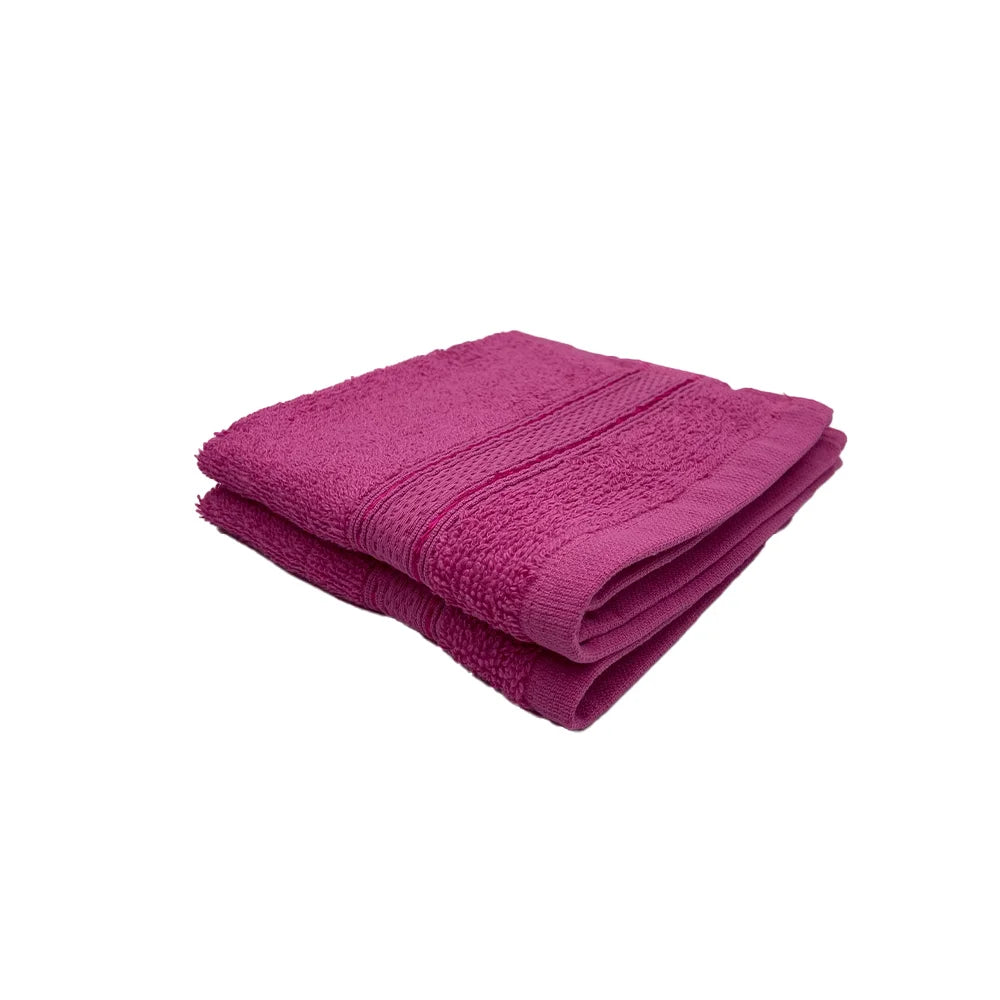 BYFT Daffodil Cotton Towel Fuchsia Pink Luxury - Soft, Absorbent, Quick-Dry, 500 GSM Bath Towel Set