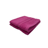 BYFT Daffodil Cotton Towel Fuchsia Pink Luxury - Soft, Absorbent, Quick-Dry, 500 GSM Bath Towel Set