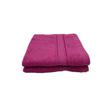 BYFT Daffodil Cotton Towel Fuchsia Pink Luxury - Soft, Absorbent, Quick-Dry, 500 GSM Bath Towel Set