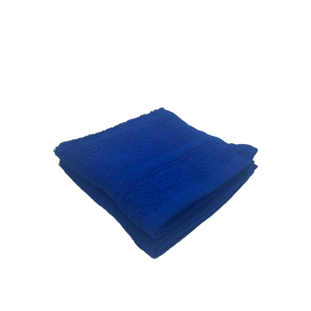 BYFT Daffodil Cotton Towel Royal Blue Luxury - Soft, Absorbent, Quick-Dry, 500 GSM Bath Towel Set