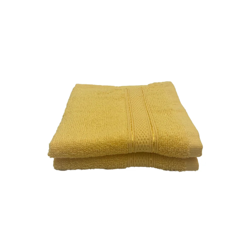 BYFT Daffodil Cotton Towel Yellow Luxury - Soft, Absorbent, Quick-Dry, 500 GSM Bath Towel Set