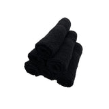 BYFT Daffodil Cotton Towel Black Luxury - Soft, Absorbent, Quick-Dry, 500 GSM Bath Towel Set