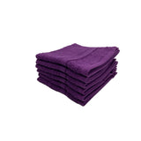 BYFT Daffodil Cotton Towel Purple Luxury - Soft, Absorbent, Quick-Dry, 500 GSM Bath Towel Set