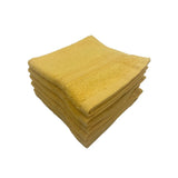 BYFT Daffodil Cotton Towel Yellow Luxury - Soft, Absorbent, Quick-Dry, 500 GSM Bath Towel Set