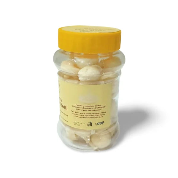 BYFT008063 POOJA ESSENTIALS PURE COW GHEE BATTI WHITE Set of 1 A.webp