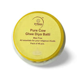 BYFT008063 POOJA ESSENTIALS PURE COW GHEE BATTI WHITE Set of 1 D.webp