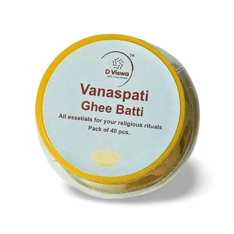 BYFT008064 POOJA ESSENTIALS VANASPATI GHEE BATTI WHITE Set of 1 E.webp