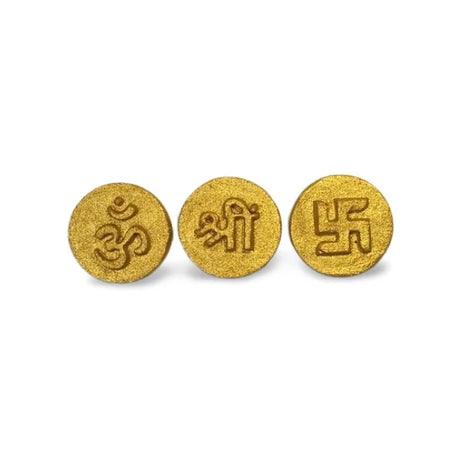 BYFT008073 POOJA ESSENTIALS OM SWASTIK SHRI ASSORTED Set of 15 B.webp