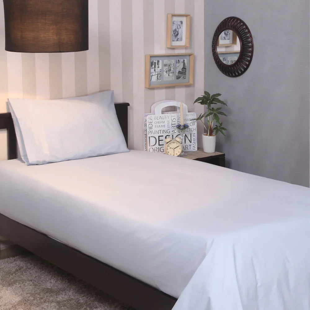 BYFT Orchard Exclusive - Flat Sheet | Cotton Percale, 180 TC, Soft & Luxurious Bed Linen