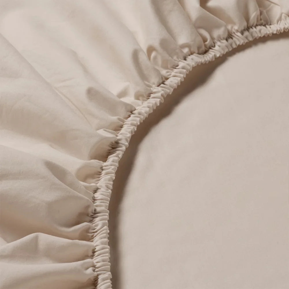 BYFT Orchard Exclusive - Fitted Sheet | Cotton Percale, 180 TC, Soft & Luxurious Bed Linen