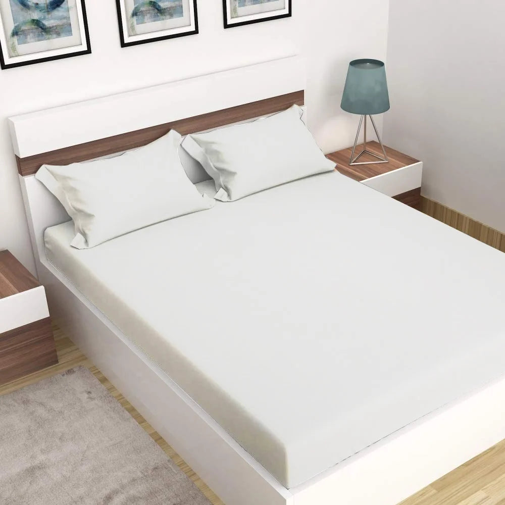 BYFT Orchard Exclusive - Fitted Sheet | Cotton Percale, 180 TC, Soft & Luxurious Bed Linen