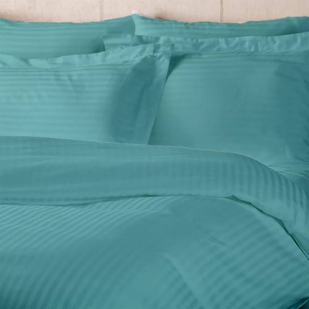 BYFT Tulip - Duvet Cover 1 Cm Satin Stripe| Cotton, 300 TC, Soft & Luxurious Bed Linen