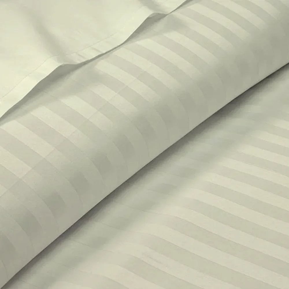 BYFT Tulip - Duvet Cover 1 Cm Satin Stripe| Cotton, 300 TC, Soft & Luxurious Bed Linen