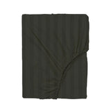 BYFT Tulip - Fitted Sheet 1 Cm Satin Stripe| Cotton, 300 TC, Soft & Luxurious Bed Linen