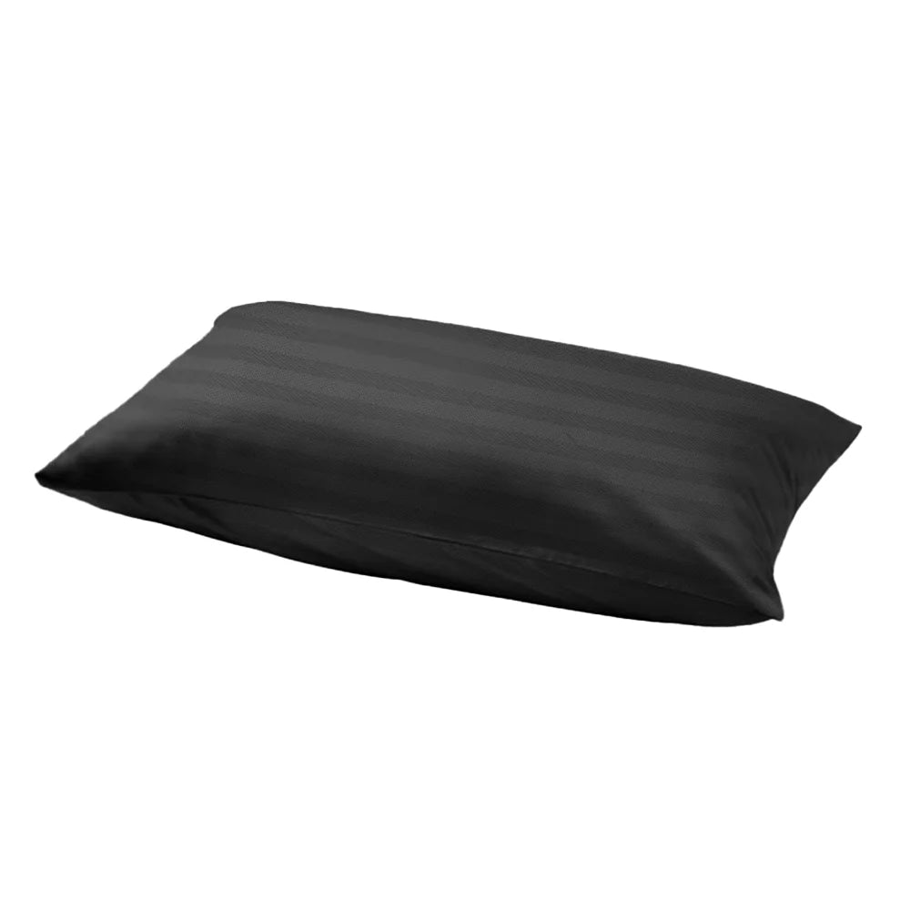 BYFT Tulip - Pillow Cover 1 Cm Satin Stripe| Cotton, 300 TC, Soft & Luxurious Bed Linen