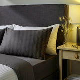 BYFT Tulip - Pillow Cover 1 Cm Satin Stripe| Cotton, 300 TC, Soft & Luxurious Bed Linen