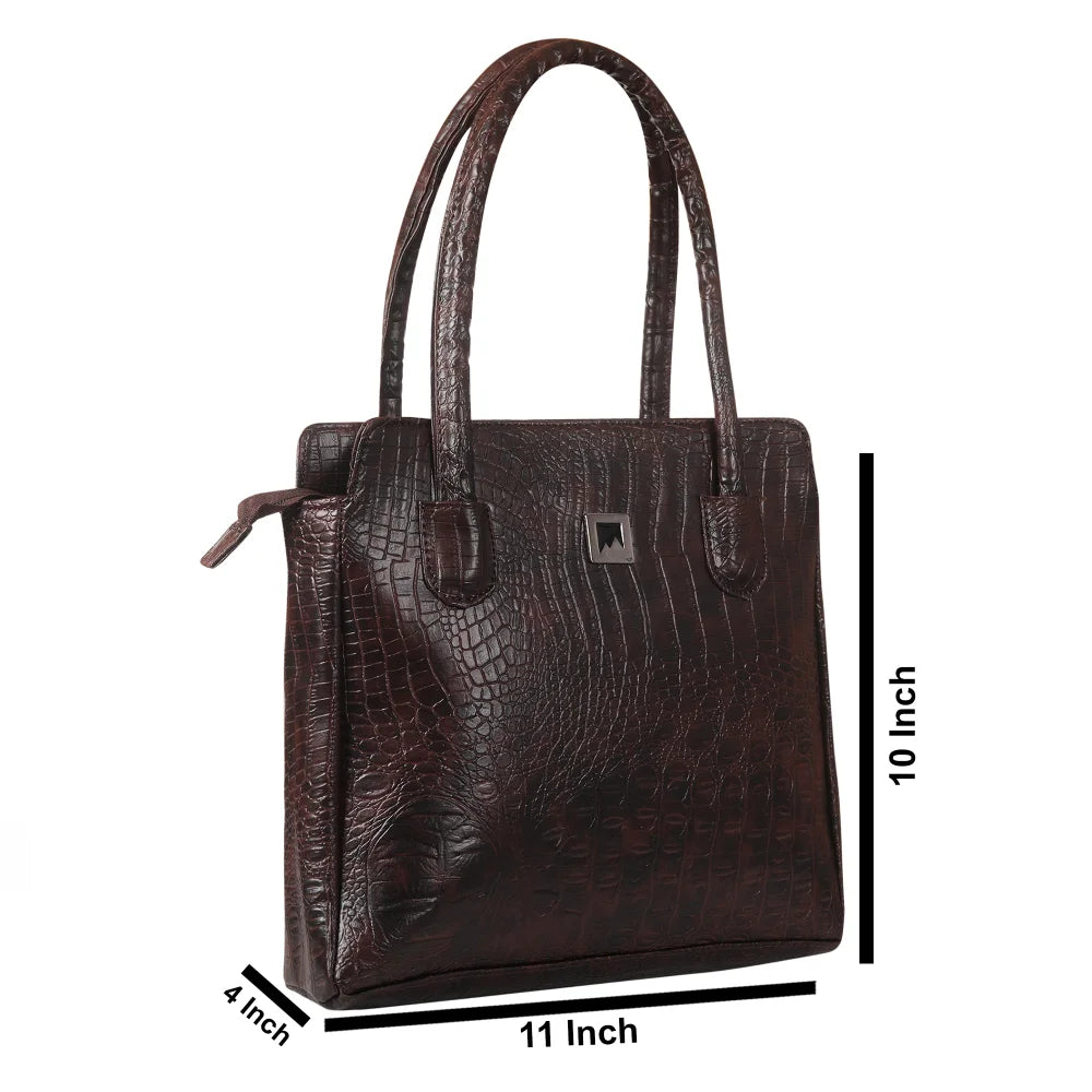 BYFT008256 Mounthood ANAT LADIES HAND BAG Brown Set of 1 G.webp