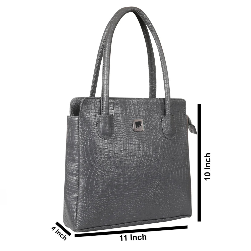 BYFT008257 Mounthood ANAT LADIES HAND BAG Grey Set of 1 G.webp