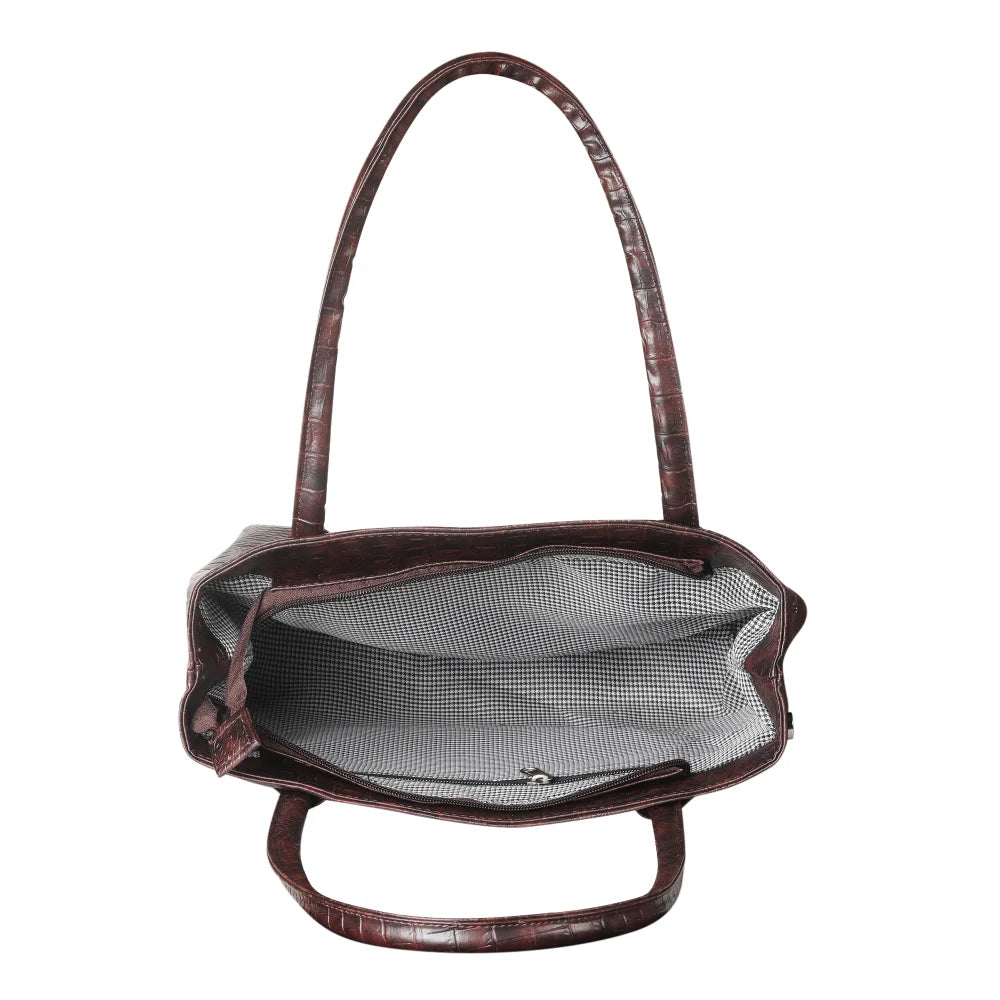 BYFT008259 Mounthood ARADIA LADIES HAND BAG Brown Set of 1 D.webp