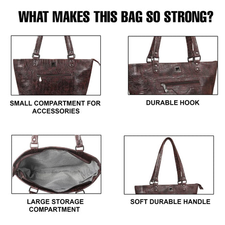 BYFT008269 Mounthood NEITH LADIES HAND BAG Brown Set of 1 E.webp