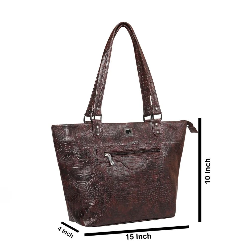 BYFT008269 Mounthood NEITH LADIES HAND BAG Brown Set of 1 F.webp