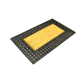 BYFT008296 AKC Doormat With Rubber Edges 45 x 75 cm Coconut Fiber Set of 1