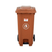 BYFT008369 AKC Plastic Trash Bin 120 Ltr Brown Set of 1.png